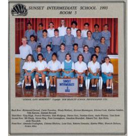"Sunset Intermediate School 1993, Room 5"