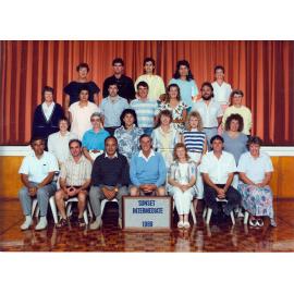 "Sunset Intermediate 1989" staff
