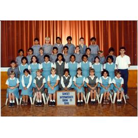 "Sunset Intermediate Room 13 1986"