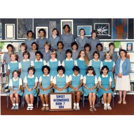 "Sunset Intermediate Room 6 1984"