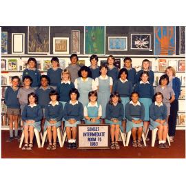 "Sunset Intermediate Room 15 1983"