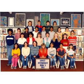 "Sunset Intermediate Room 5 1983"