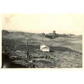 Photograph of the Anderson's farm looking east, ca.1932