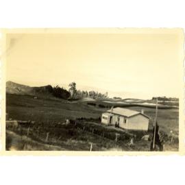 Photograph of the Anderson's farmhouse, ca.1935