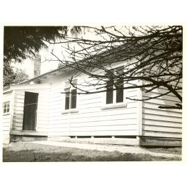 Photograph of the Anderson's farmhouse, ca.1957
