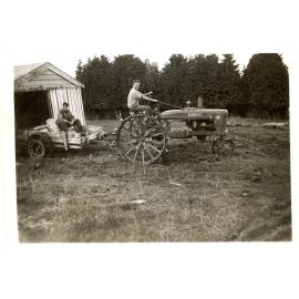 Photograph of Richard Robinson and Tony B., ca.1957