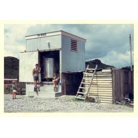 Photograph of Tui Ridge Farm showing the new milk vat, ca.1968