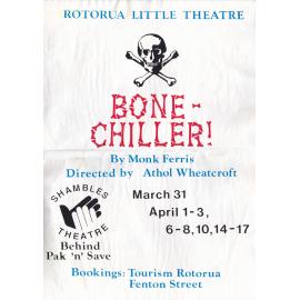'Bone-Chiller', Rotorua Little Theatre Society, 1993 [poster]