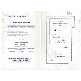 'Castle in the Air', Rotorua Little Theatre Society, 1952 [programme]