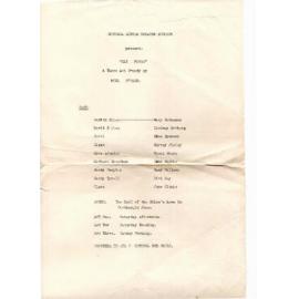 'Hay Fever', Rotorua Little Theatre Society, 1953 [programme]