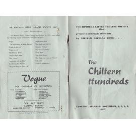 'The Chiltern Hundreds', Rotorua Little Theatre Society, 1957 [programme]
