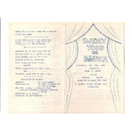 'Sweeney Todd the Barber', Rotorua Little Theatre Society, 1967 [programme]
