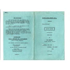 'Someone Waiting', Rotorua Little Theatre Society, 1970