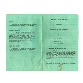 'The Waltz of the Toreadors', Rotorua Little Theatre Society, 1970 [programme]