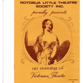 'An Evening of Victorian Theatre', Rotorua Little Theatre Society, 1975 [programme]