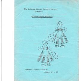 'Topsy-Turvy-Turnabout', Rotorua Little Theatre Society, 1976 [programme]
