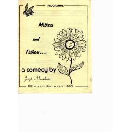'Mothers and Fathers', Rotorua Little Theatre Society, 1980 [programme]