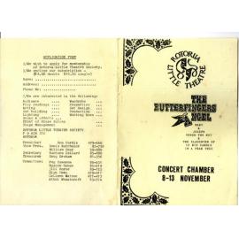 'The Butterfingers Angel', Rotorua Little Theatre Society, 1982 [Programme]