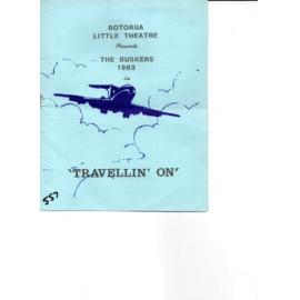 'The Buskers - Travellin' On', Rotorua Little Theatre Society, 1983 [programme]