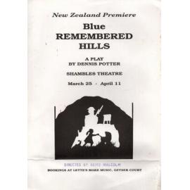 'Blue Remembered Hills', Rotorua Little Theatre Society, 1992 [poster]