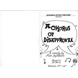 'A Chorus of Disapproval', Rotorua Little Theatre Society, 1992 [programme]