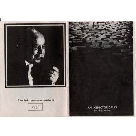 'An Inspector Calls', Rotorua Little Theatre Society, 1992 [programme]