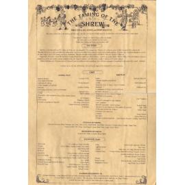 'The Taming of the Shrew', Rotorua Little Theatre Society, 1993 [programme]