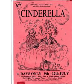 'Cinderella', Rotorua Little Theatre Society, 1997 [programme]
