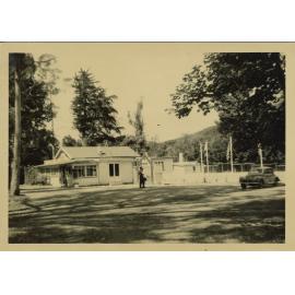 Photograph of the Buried Village entrance, 1961