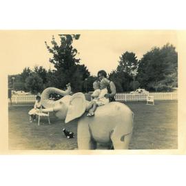 Photograph of Kuirau Park, the elephant, ca.1965