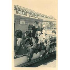 Photograph of Toot-n-Whistle miniature train at Kuirau Park, ca.1966
