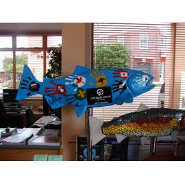 Photograph of "Migrant Fish" by Settlement Support