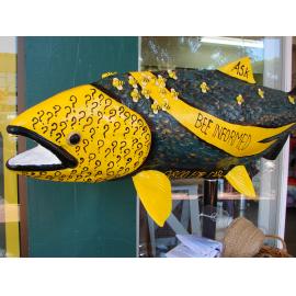 Photograph of side two of  "Info Fish" by Rotorua Citizen's Advice Bureau