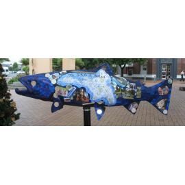 Photograph of "Te Ika a Maui Te Waipounamu" by Kea Street Specialist School