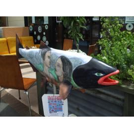 Photograph of "Legends from Rotorua" at The Library Store Cafe