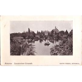 Postcard showing the Sanatorium grounds