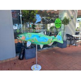 Photograph of "Finbar The Cartographer Fish" by Catherine Ward 