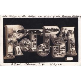 Rotorua (early photomontage)