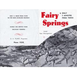 Fairy Springs ephemera, ca.1962