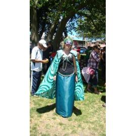 Photograph of library staff dressed for the Rotorua Christmas Parade