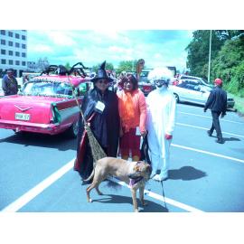 Photograph of library staff in the Rotorua Christmas Parade