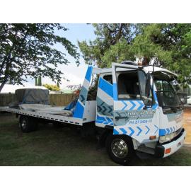 Photograph of the truck to be decorated by library staff for the Rotorua Christmas Parade