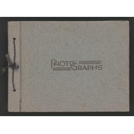 Photograph album with "Barbara Nicholls - Rotorua 15.5.45" written on inside cover 
