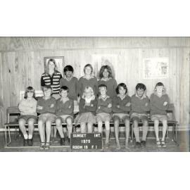 "Sunset Int. 1975 Room 19 F. I"