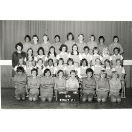 "Sunset Int. 1974 Room 7 F. I"