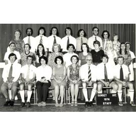 "Sunset Int. Staff 1974"