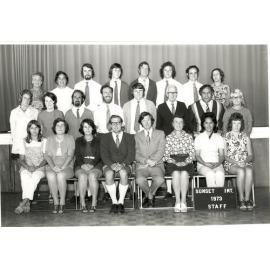 "Sunset Int. Staff 1973"