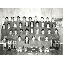 "Sunset Int. 1972 Room 7 F. I"