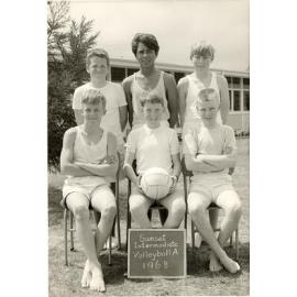 "Sunset Intermediate Volleyball A 1968"