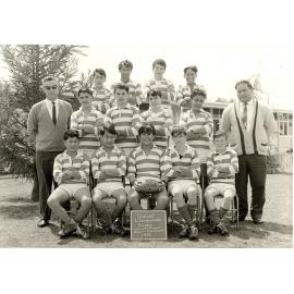"Sunset Intermediate Rugby Senior Champions Rotorua Tournamnet 1968"